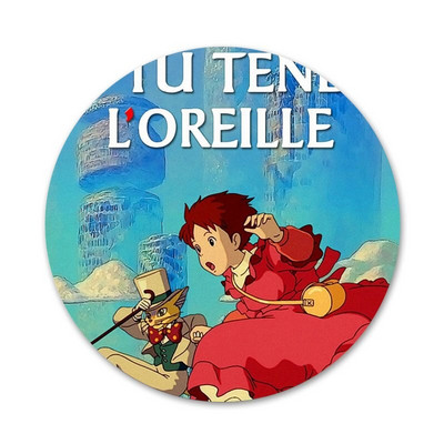 Crtić Šapat srca Ikone Igle Dekoracija znački Broševi Metalne značke za odjeću Dekoracija ruksaka 58 mm