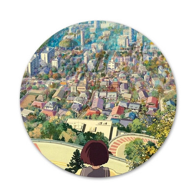 Crtić Šapat srca Ikone Igle Dekoracija znački Broševi Metalne značke za odjeću Dekoracija ruksaka 58 mm