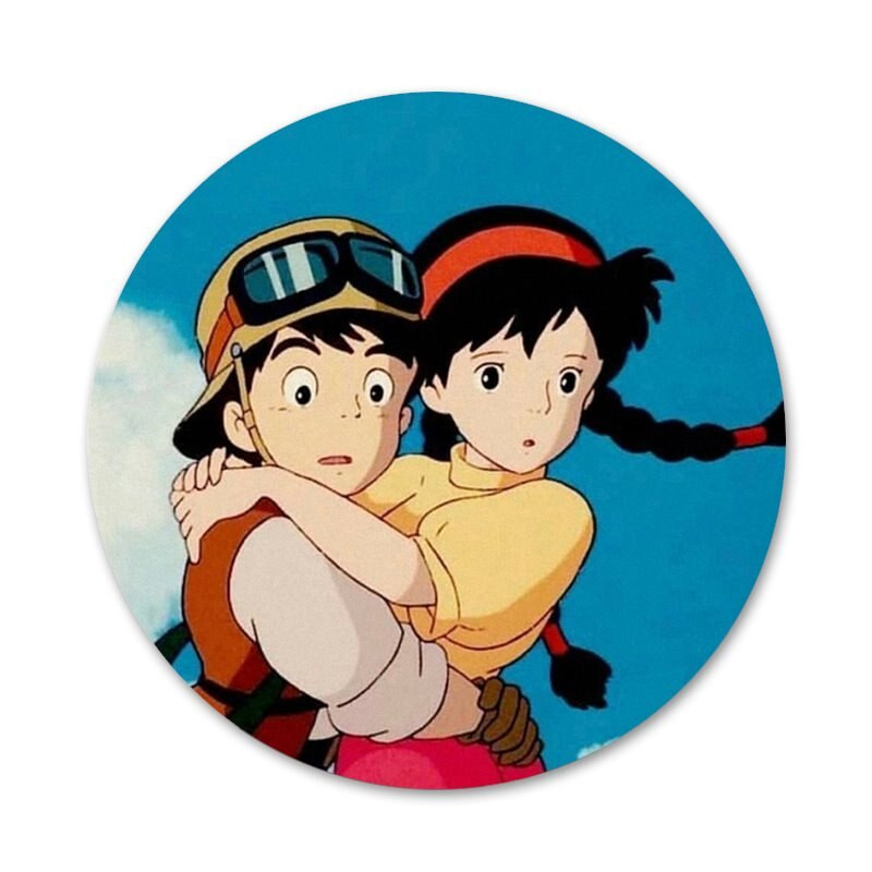 Crtić Šapat srca Ikone Igle Dekoracija znački Broševi Metalne značke za odjeću Dekoracija ruksaka 58 mm