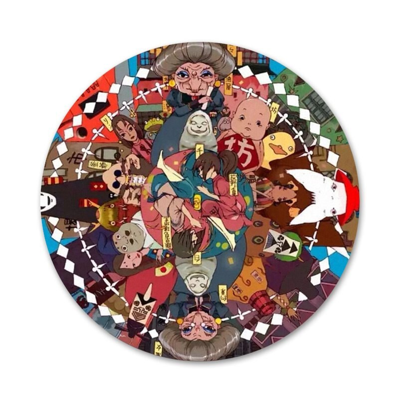 Crtić Šapat srca Ikone Igle Dekoracija znački Broševi Metalne značke za odjeću Dekoracija ruksaka 58 mm