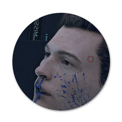 58 mm Detroitas Tapk žmogumi RK800 Piktogramos Smeigtukai Ženkliuko apdaila Sagės Metaliniai ženkleliai drabužiams Kuprinės puošyba