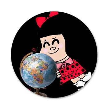 Mafalda Anime Badge καρφίτσα Αξεσουάρ καρφίτσας για ρούχα Δώρο Διακόσμηση σακιδίου πλάτης