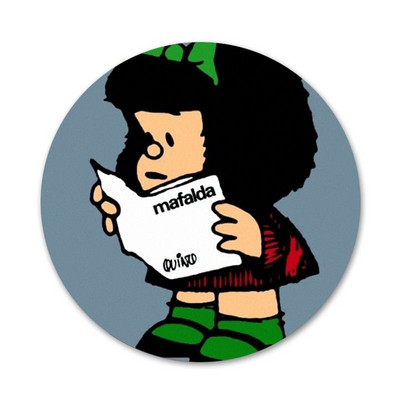 Mafalda Anime značka broš igla dodaci za odjeću ruksak ukras dar
