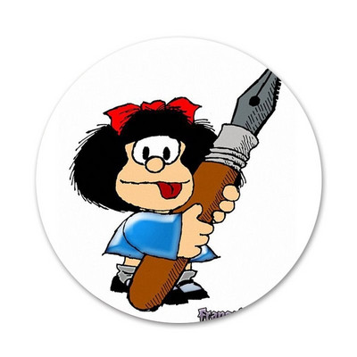 Mafalda Anime značka broš igla dodaci za odjeću ruksak ukras dar
