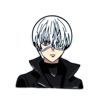 E3714 Ιαπωνικά σήματα Anime Cute Manga Tokyo Ghoul Καρφίτσα με σμάλτο καρφίτσα για ρούχα Καρφίτσες για πέτο Δώρα κοσμήματα Αξεσουάρ σακιδίων πλάτης