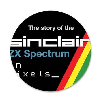 Sinclair Zx Spectrum Badge καρφίτσα Αξεσουάρ καρφίτσας για ρούχα Δώρο διακόσμηση σακιδίου πλάτης