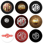 cool MG logo-ul mașinii icoane ace insignă decorare broșe insigne metalice pentru îmbrăcăminte rucsac Decor 58mm