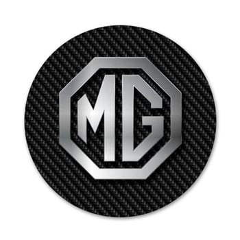 cool MG car logo Εικονίδια Καρφίτσες Διακοσμητικό σήμα Καρφίτσες Μεταλλικές κονκάρδες για ρούχα Διακόσμηση σακιδίου πλάτης 58mm