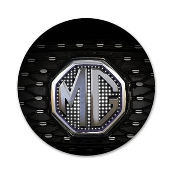 cool MG car logo Εικονίδια Καρφίτσες Διακοσμητικό σήμα Καρφίτσες Μεταλλικές κονκάρδες για ρούχα Διακόσμηση σακιδίου πλάτης 58mm