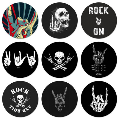 Rock roll Skull Icons Καρφίτσες Διακοσμητικό σήμα Καρφίτσες Μεταλλικές κονκάρδες για ρούχα Διακόσμηση σακιδίου πλάτης 58mm