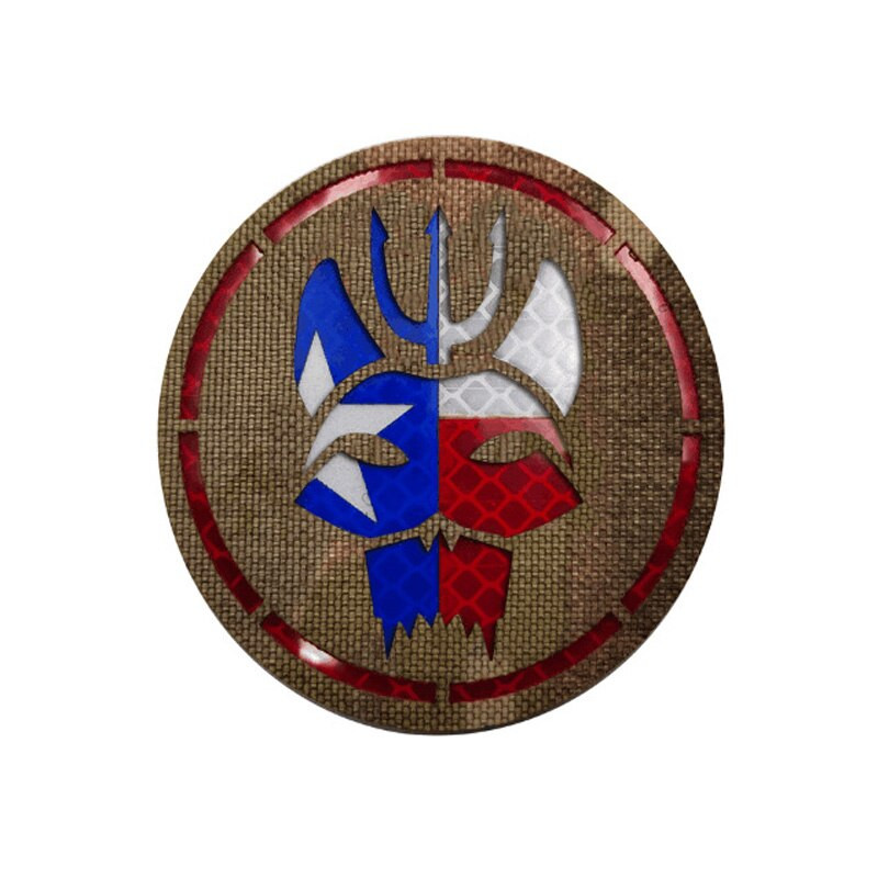 Patch-uri TEAM TRIDENT 8CM Corpul Marin american al USMC Navy Seals 6Insigna de plasture tactică Operațiunea Forțelor Speciale Devgru AIRSOFT