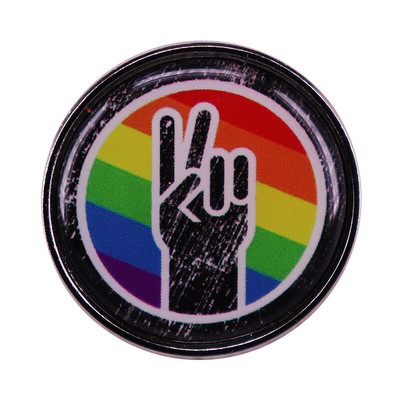 C2113 LGBT uhkuse lipp emailnõel Vikerkaar pross Ehted She They She Asesõna rinnanõelad