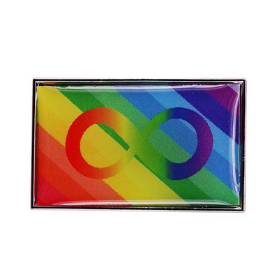 C2113 LGBT uhkuse lipp emailnõel Vikerkaar pross Ehted She They She Asesõna rinnanõelad