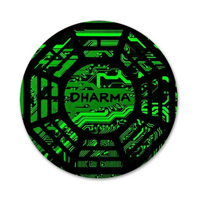 Lost TV Series Dharma značka broš igla dodaci za odjeću ruksak ukras dar 58 mm