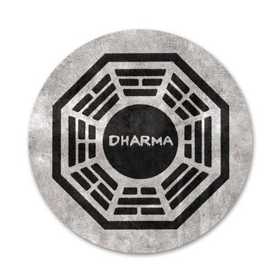 Lost TV Series Dharma značka broš igla dodaci za odjeću ruksak ukras dar 58 mm