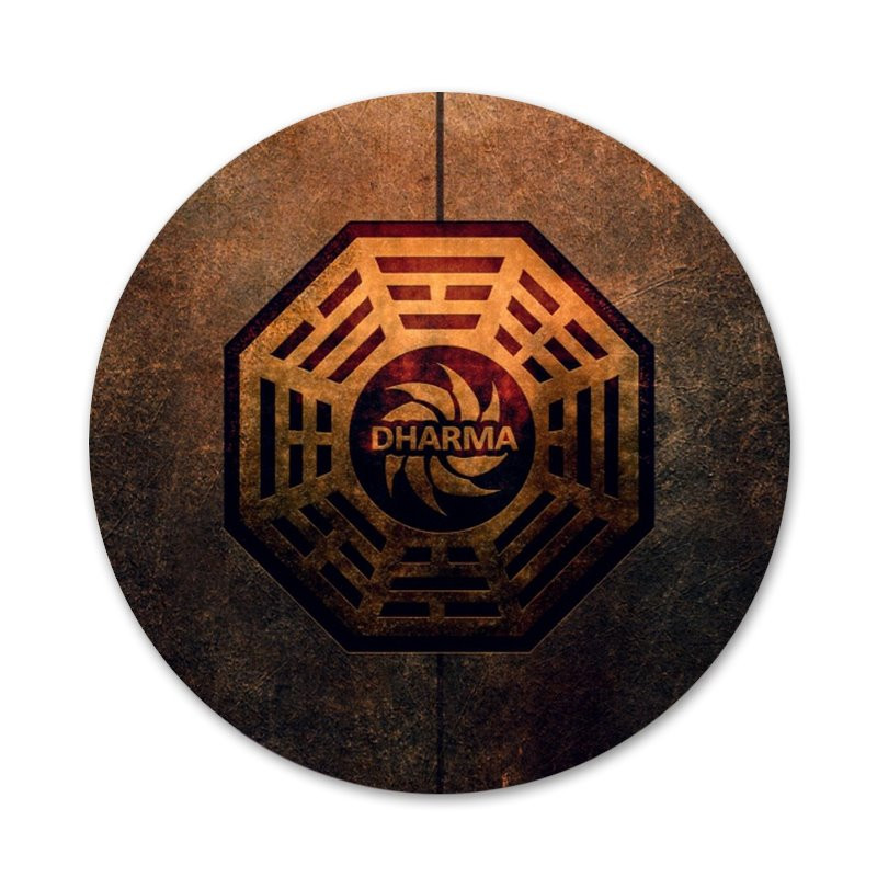 Lost TV Series Dharma značka broš igla dodaci za odjeću ruksak ukras dar 58 mm
