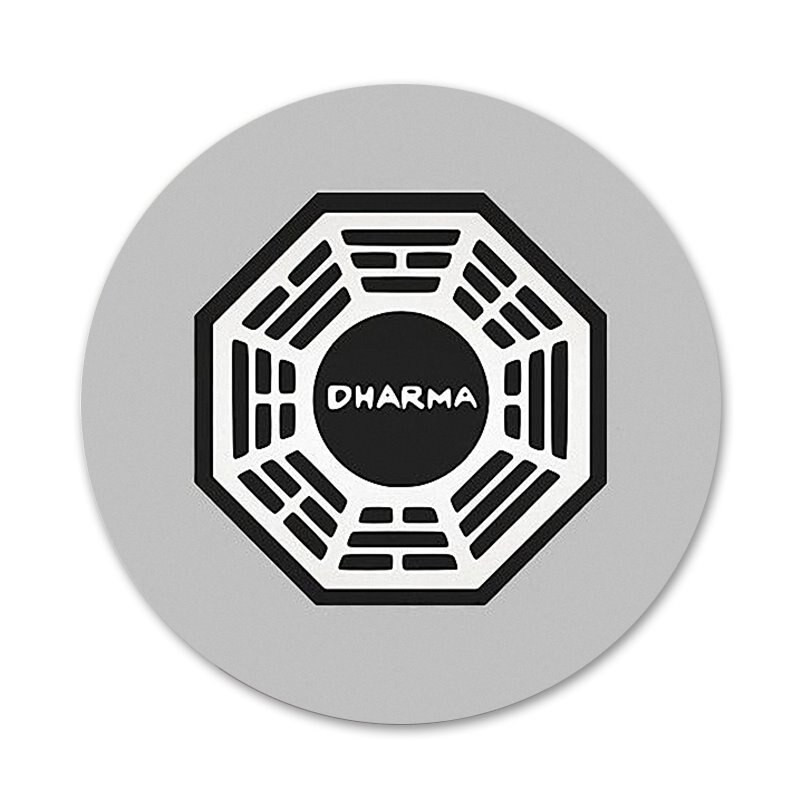 Lost TV Series Dharma značka broš igla dodaci za odjeću ruksak ukras dar 58 mm