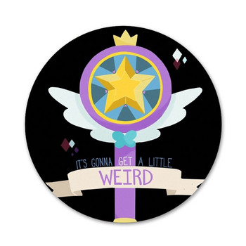 58mm Star vs les Forces Badge καρφίτσα καρφίτσα αξεσουάρ για ρούχα Δώρο διακόσμηση σακιδίου πλάτης