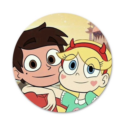 58mm Star vs les Forces Badge καρφίτσα καρφίτσα αξεσουάρ για ρούχα Δώρο διακόσμηση σακιδίου πλάτης