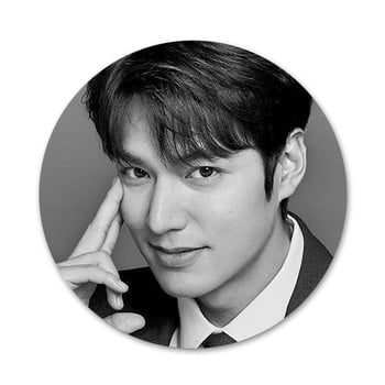 Кореец Lee Min Ho Значка Брошка Аксесоари за игли за дрехи Декорация на раница Подарък 58 мм