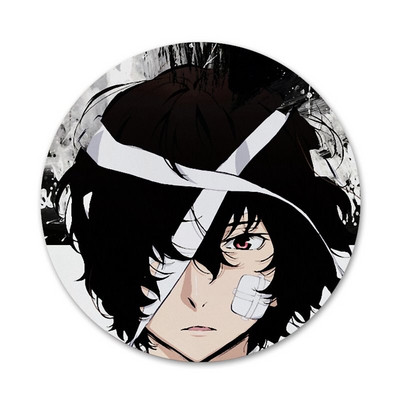 58 χιλιοστά Anime Bungou Stray Dogs Dazai Osamu Badge καρφίτσα καρφίτσα Αξεσουάρ για ρούχα Δώρο διακόσμηση σακιδίου πλάτης