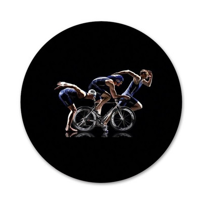 Ironmani triatloni armastusmärk prossnõel Aksessuaarid riiete jaoks Seljakoti kaunistus kingitus