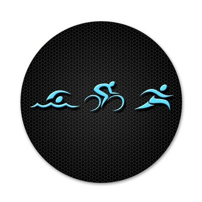 Ironmani triatloni armastusmärk prossnõel Aksessuaarid riiete jaoks Seljakoti kaunistus kingitus