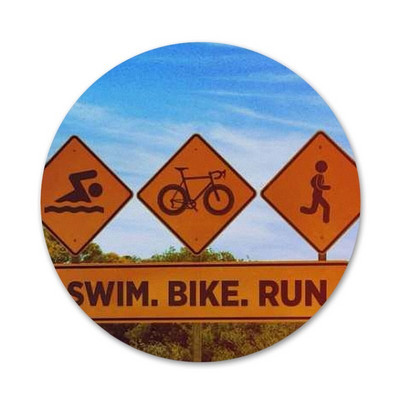 Ironmani triatloni armastusmärk prossnõel Aksessuaarid riiete jaoks Seljakoti kaunistus kingitus