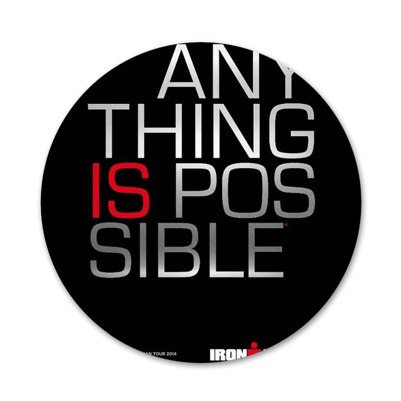 Ironmani triatloni armastusmärk prossnõel Aksessuaarid riiete jaoks Seljakoti kaunistus kingitus