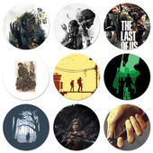 The Last Of Us ikoonid Pins Märgikaunistus Prossid Metallist rinnamärgid seljakoti kaunistamiseks 58mm