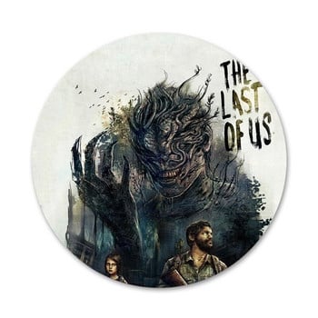 Икони The Last Of Us, щифтове, брошки, значки, метални значки за украса на раница, 58 мм