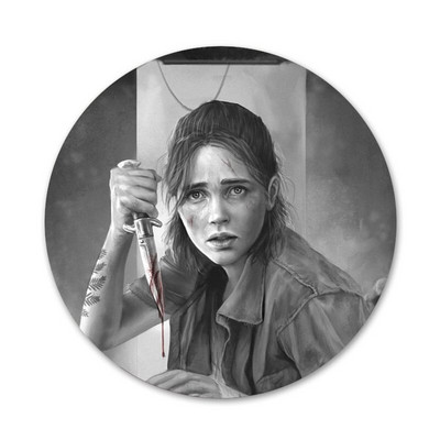 The Last Of Us ikoonid Pins Märgikaunistus Prossid Metallist rinnamärgid seljakoti kaunistamiseks 58mm