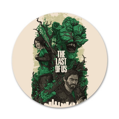 The Last Of Us ikoonid Pins Märgikaunistus Prossid Metallist rinnamärgid seljakoti kaunistamiseks 58mm