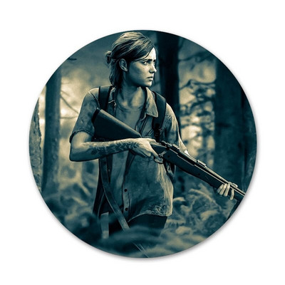 The Last Of Us ikoonid Pins Märgikaunistus Prossid Metallist rinnamärgid seljakoti kaunistamiseks 58mm