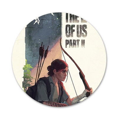 The Last Of Us ikoonid Pins Märgikaunistus Prossid Metallist rinnamärgid seljakoti kaunistamiseks 58mm