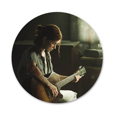 The Last Of Us ikoonid Pins Märgikaunistus Prossid Metallist rinnamärgid seljakoti kaunistamiseks 58mm