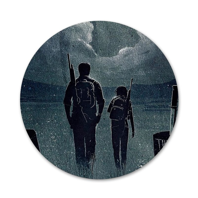 The Last Of Us Icons Pins Διακοσμητικό σήμα Καρφίτσες Μεταλλικές κονκάρδες για διακόσμηση σακιδίου πλάτης 58mm