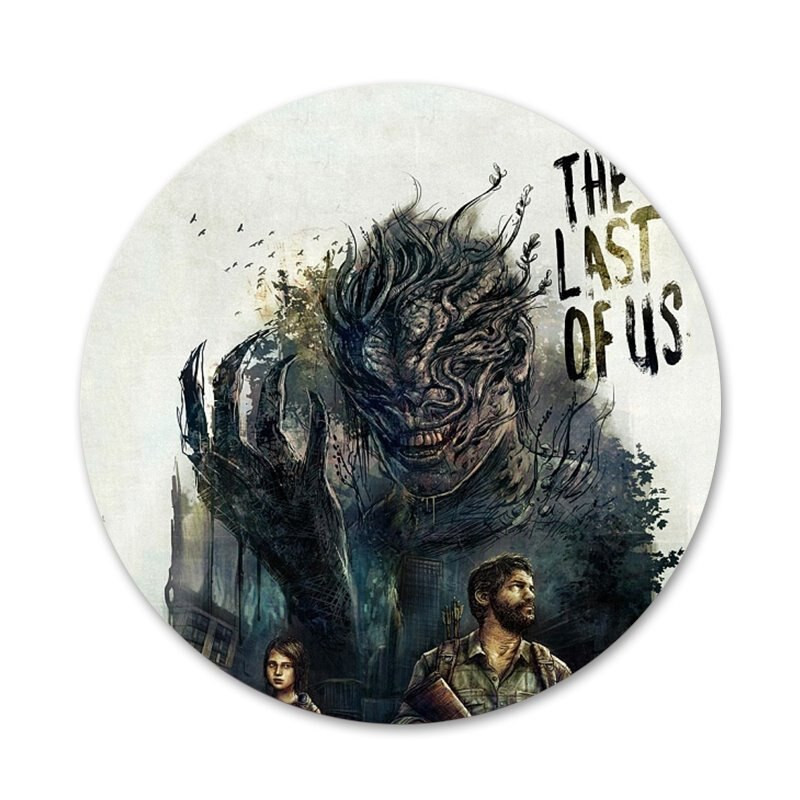 The Last Of Us Icons Pins Διακοσμητικό σήμα Καρφίτσες Μεταλλικές κονκάρδες για διακόσμηση σακιδίου πλάτης 58mm