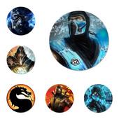 Mortal Kombat Badge pross Pin Aksessuaarid riided Seljakoti kaunistus kingitus