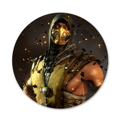 Mortal Kombat Badge pross Pin Aksessuaarid riided Seljakoti kaunistus kingitus
