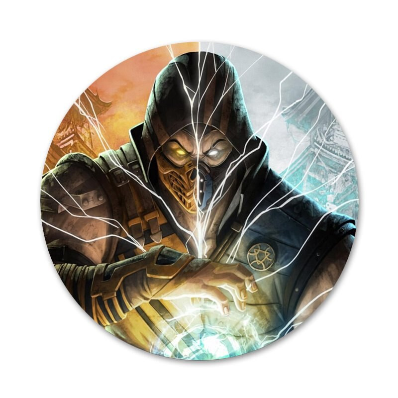 Mortal Kombat Badge pross Pin Aksessuaarid riided Seljakoti kaunistus kingitus