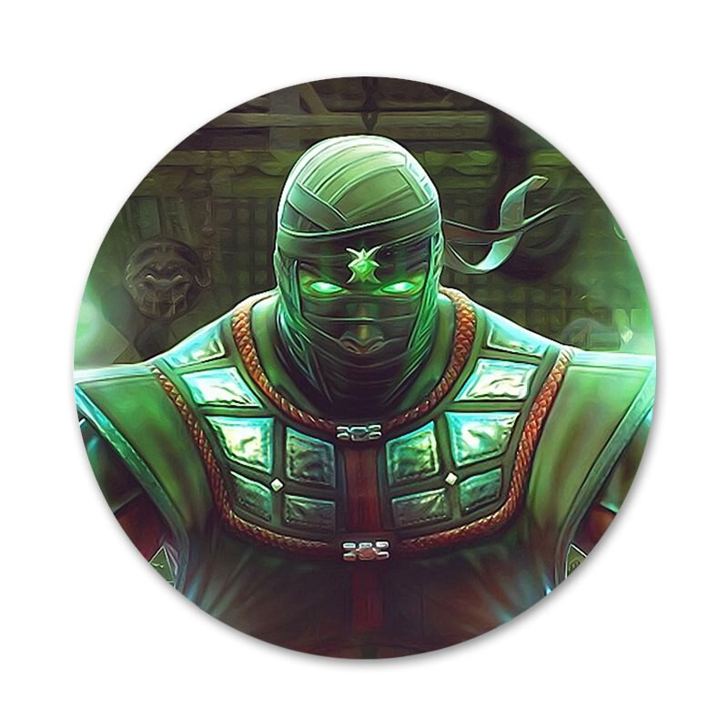 Mortal Kombat Badge pross Pin Aksessuaarid riided Seljakoti kaunistus kingitus