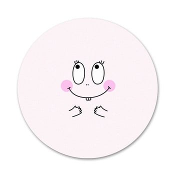 Χαριτωμένα καρτούν Barbapapa Icons Καρφίτσες Διακοσμητικό σήμα Καρφίτσες Μεταλλικές κονκάρδες για διακόσμηση σακιδίου πλάτης 58mm