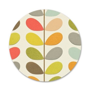 Multi Stem Orla Kiely Folio Icons Pins Декорация на значки Брошки Метални значки за дрехи Декорация на раница 58 мм