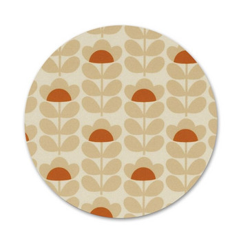 Multi Stem Orla Kiely Folio Icons Pins Декорация на значки Брошки Метални значки за дрехи Декорация на раница 58 мм