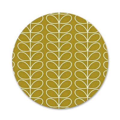 Mitme varrega Orla Kiely Folio Ikoonid Nõelad Märgikaunistus Prossid Metallist rinnamärgid Riiete jaoks Seljakoti kaunistus 58mm