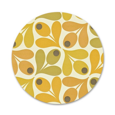 Mitme varrega Orla Kiely Folio Ikoonid Nõelad Märgikaunistus Prossid Metallist rinnamärgid Riiete jaoks Seljakoti kaunistus 58mm