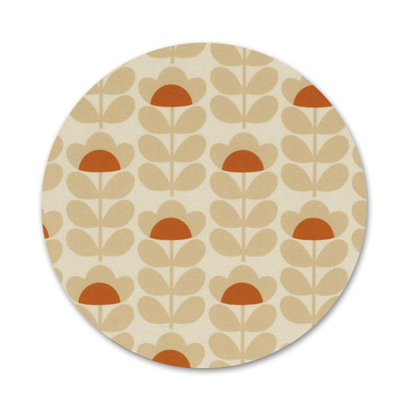 Mitme varrega Orla Kiely Folio Ikoonid Nõelad Märgikaunistus Prossid Metallist rinnamärgid Riiete jaoks Seljakoti kaunistus 58mm