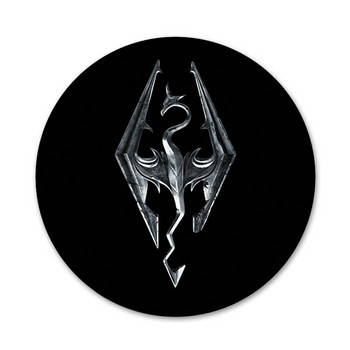 Skyrim Logo Badge Καρφίτσα Αξεσουάρ καρφίτσας για Ρούχα Δώρο Δώρο Σακίδιο πλάτης