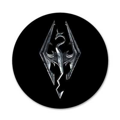 Skyrim logo značka broš igla dodaci za odjeću ruksak ukras dar